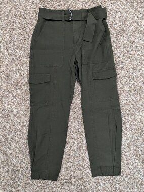 Banana Republic Slim Refined Stretch Cargo Pant in Olive